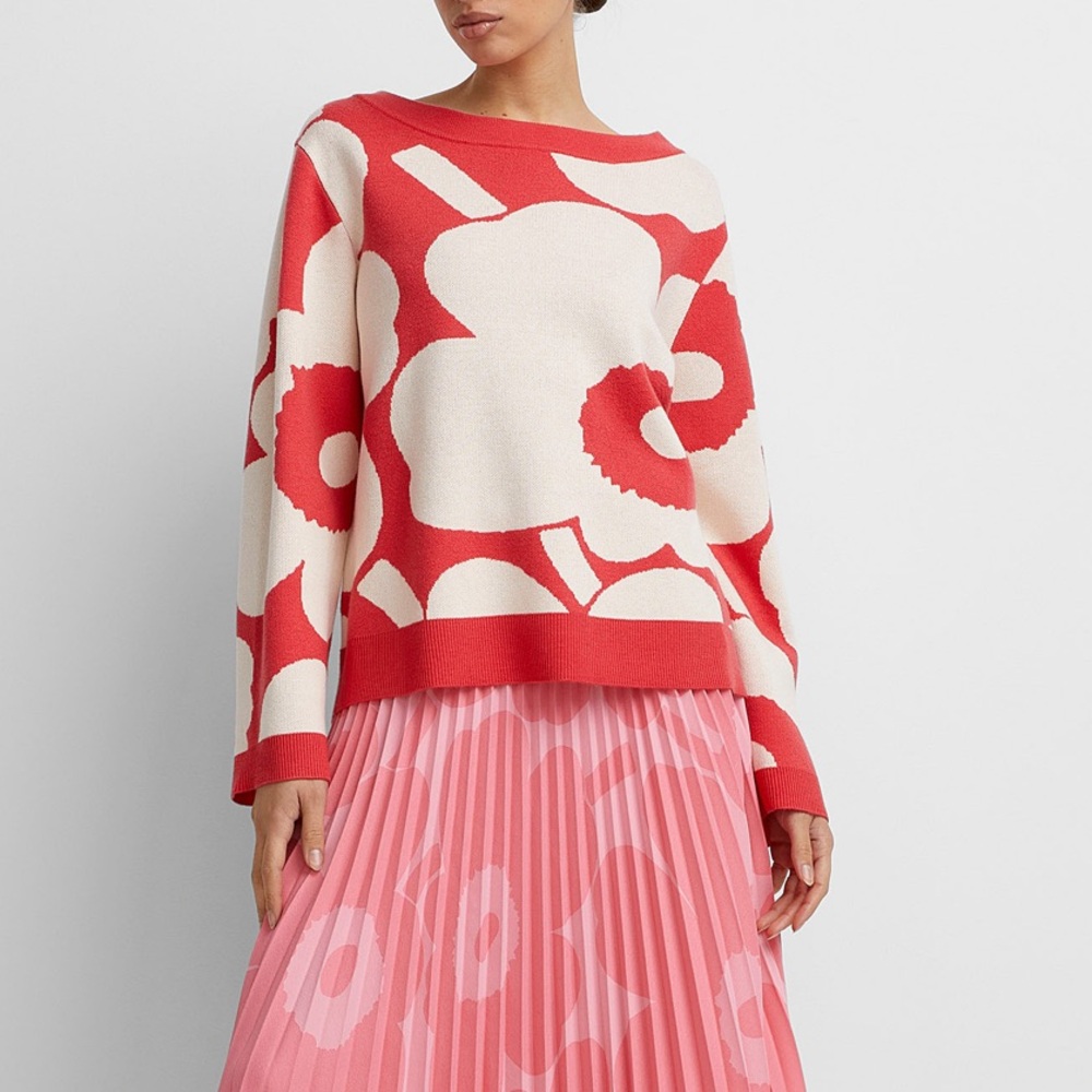 Marimekko Pink Unikko sweater